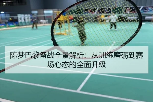 陈梦巴黎备战全景解析：从训练磨砺到赛场心态的全面升级